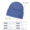New comfortable and warm pure rabbit hair knitted wool hat source autumn and winter new white ear protection hat headcap