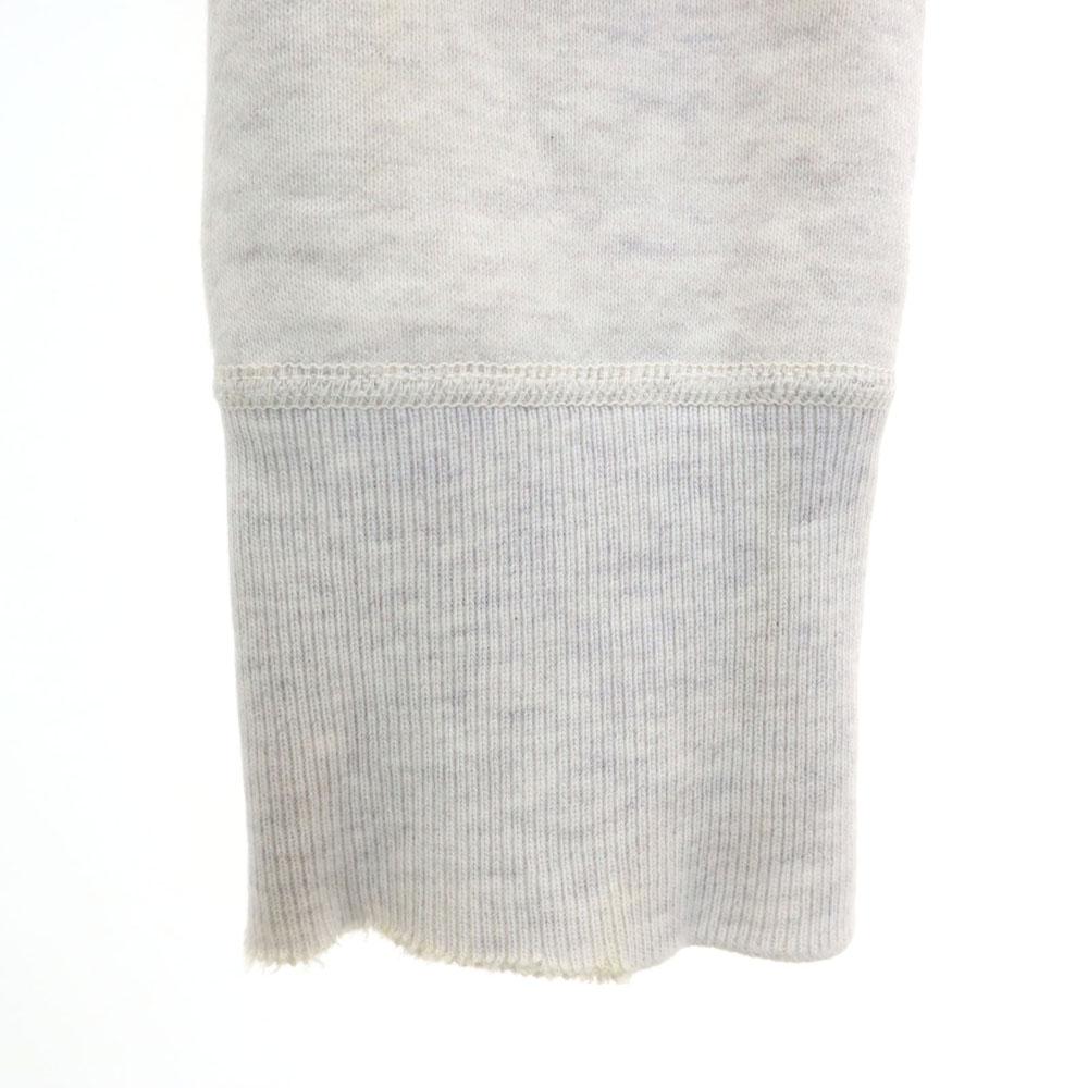 Buzz Rickson's Back Print Long Sleeve Sweat Trainer M Light Gray Men's Used