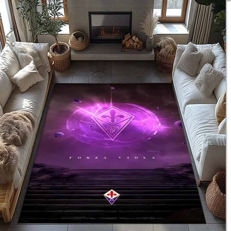 Fiorentina Printed Flannel Area Rug Non Slip Soft Polyester Floor Carpet Indoor Decor Mat for Bedroom Living Room Sofa
