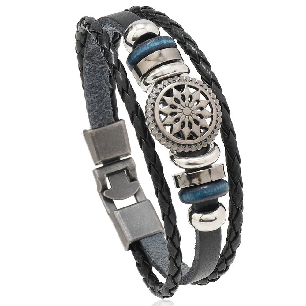 

Adjustable Sunflower Charm Bracelet Stainless Steel Chain Link Design Suitable for Daily Wear and Special Occasions One Size