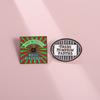 Geometric Fashionable Brooch With Pumpkin Pie Theme Ideal Gift For Occasions All