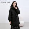 Mark Fairwhale Women's 2025 Hooded Mid-Length Winter Down Jacket