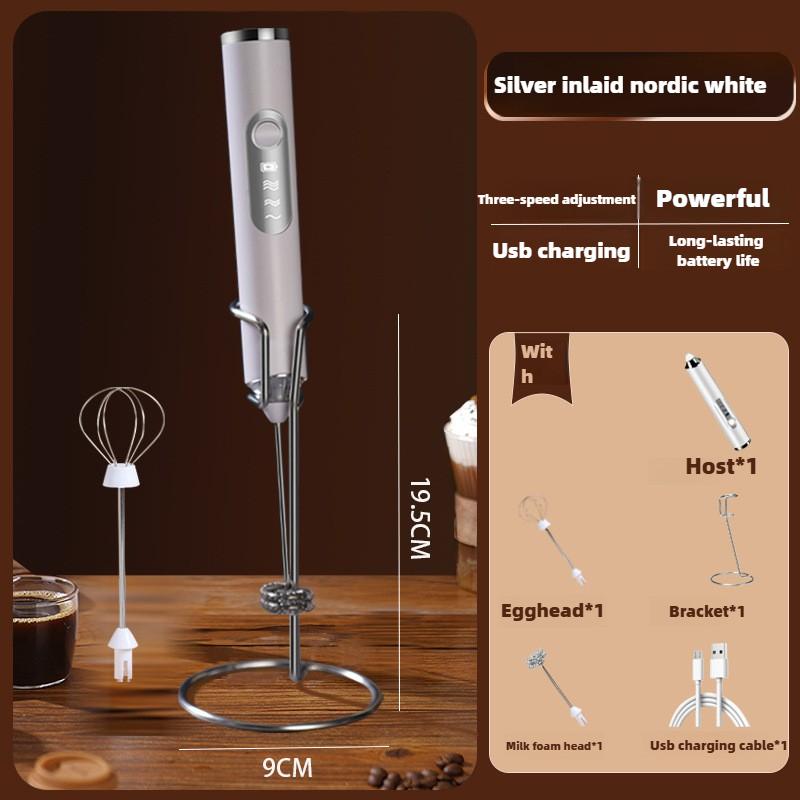 Egg Beater, Milk Frother, Mixer, Electric, Baking Cream Beater, Coffee Frother, Handheld Electric.