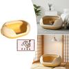 Cat Litter Box Pet Supplies Portable High Sided Low Entry Large Space Sand Basin for Indoor Cats