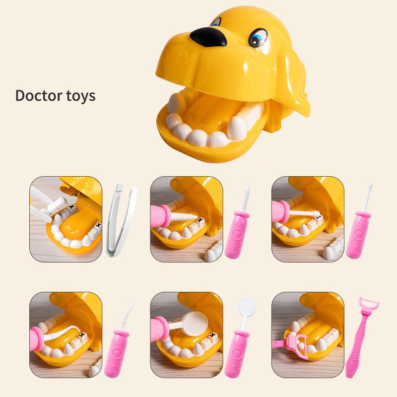 Non-Toxic Children'S Doctor Toy Children Simulation Pretend Play Role Playing Game Plastic Stethoscope Tooth Dentist Set Educational Toys
