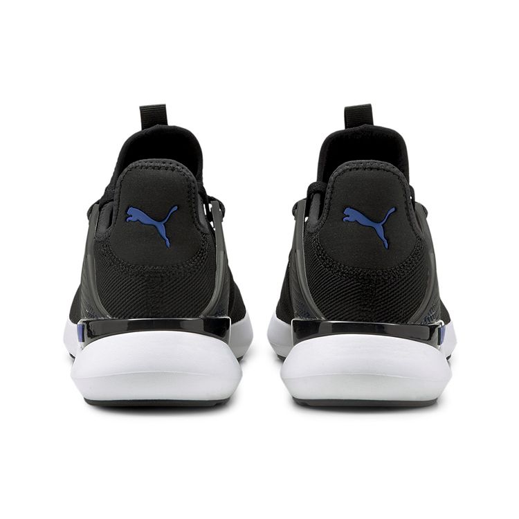 Puma Utility Comfortable Shock Absorbing Non-Slip Durable Low-Top Running Shoes Men Sneaker Black Blue 195162-04