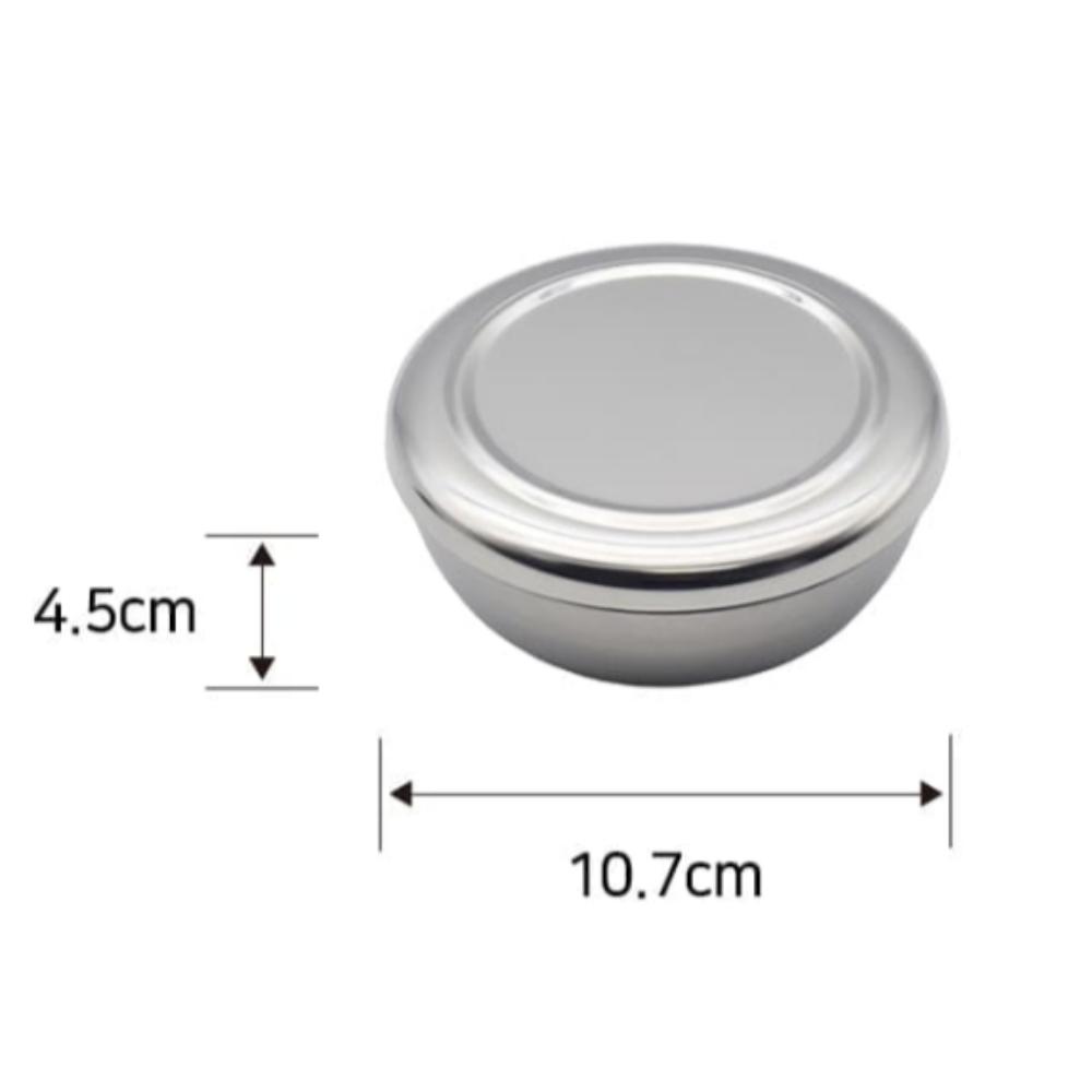 Stainless Steel Rice Bowl 2 Set For a Two-person Table