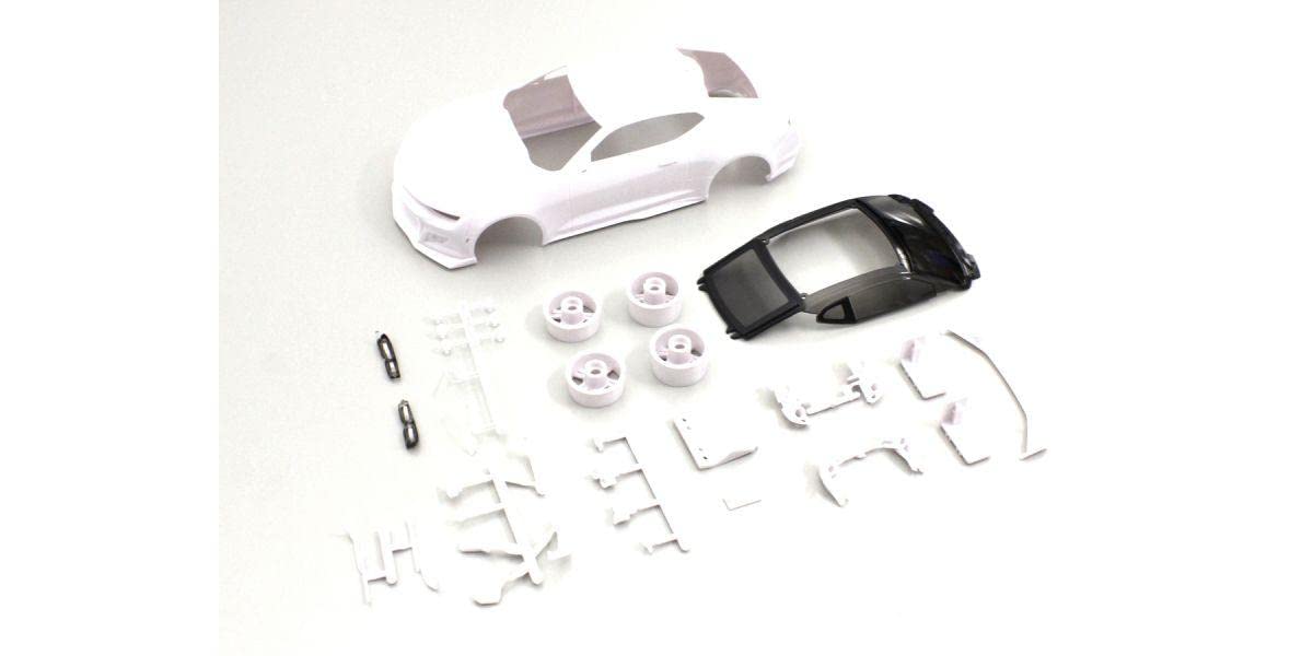 

Kyosho White Body Set Chevrolet Camaro ZL1 1LE Unpainted Body Set with Wheels MZN199