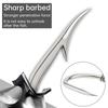 30pcs Live Shrimp Carbon Steel Barbed Hooks 2/0-4/0 Universal Freshwater Saltwater with Box