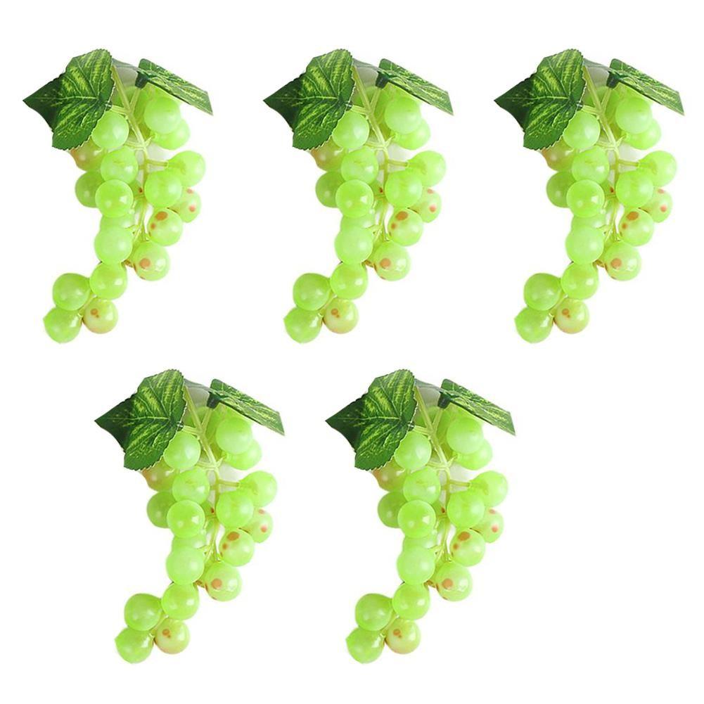 Convenient Arranging Sets Artificial Grape Clusters PVC Grape Bunches