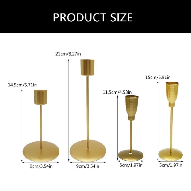 Artisanal Iron Candlestick Holder Candle Holder for Elegant Home Styling Rustics Candle Stand Bedroom Enhancers