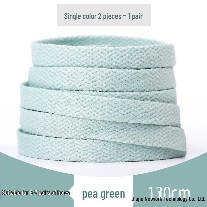 Colorful Jelly Flat Shoelaces for Air Force 1 AJ1 Mid Sneakers (4 Colors Available)