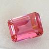 Natural Pink Zircon Certified 64 Ct Emerald Shape Faceted Loose Gemstone