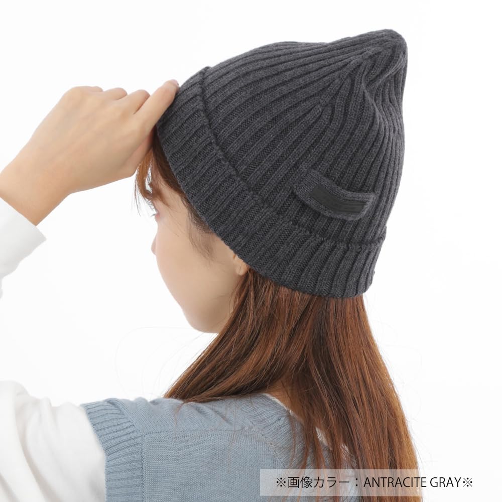 Prada Cappellino UMD188 Wool F.5 Unisex Knit Hat, 100% Virgin Wool, Size M, Blue, Outlet [Parallel Import]