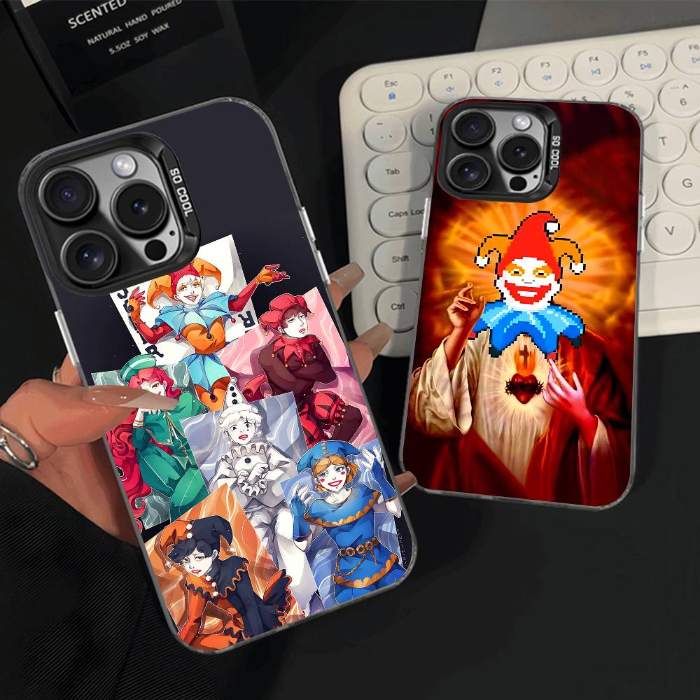 B-BalatroS Phone Case For iPhone 14,16,12,15,13,17,11,E,Pro,Max,Plus,Air,Mini Black Soft Cover