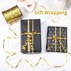 100 Yards Gold und Silber Lockenband Glänzendes Ballonband Geschenkband für Weihnachtsfeier Hochzeit Basteln Blumen Deko