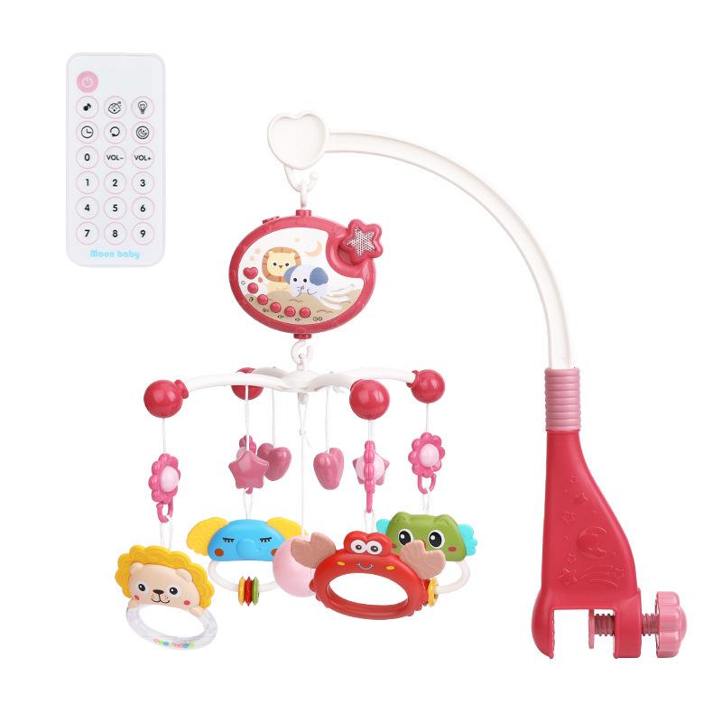 

Rattle Toy Bedside Bell: Soothing Projection Light & Music for Infants (0-1 Year)
