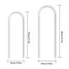 2 Pcs U-Shaped Acrylic Plant Trellis Clear Plant Support with Twist Ties Climbing Plants Trellis for Small Houseplants Ivy Monstera