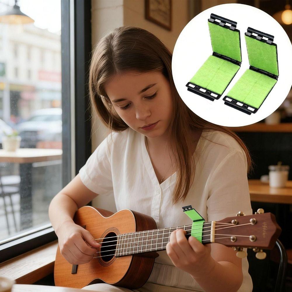 2Pcs Efficient Guitar String Cleaner Brush Ergonomic Guitar Fretboard Rub  Violin