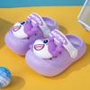 Non-slip cute cartoon shark clogs children's slippers for boys, girls, toddlers, and young kids summer sandals