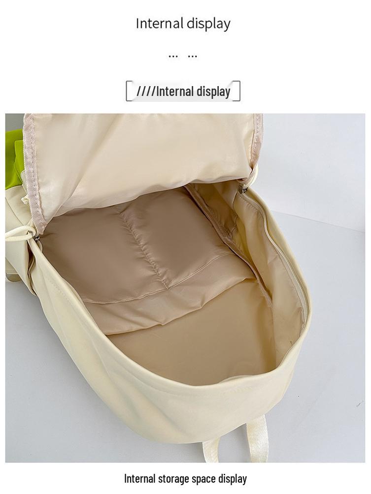 Women's Stylish Large Capacity Backpack - Versatile Japanese Ins Style for Middle & High School Students