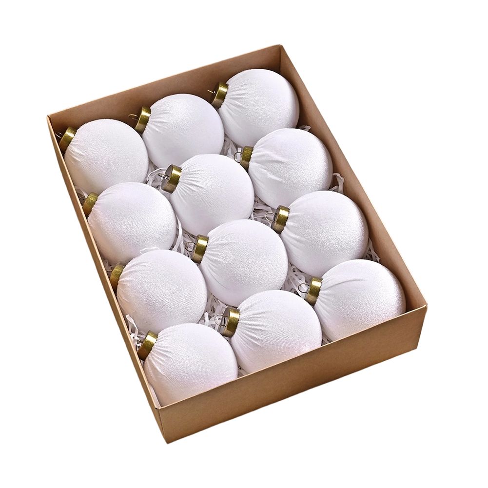 Christmas Party Decor Navy Blue Christmas Ornaments Presentation Box For Gifts Holiday Tree Decor Matching Ornament Collection