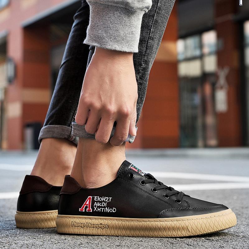 Модные классические новые мужские туфли из натуральной кожи универсальные мужские — фото 5