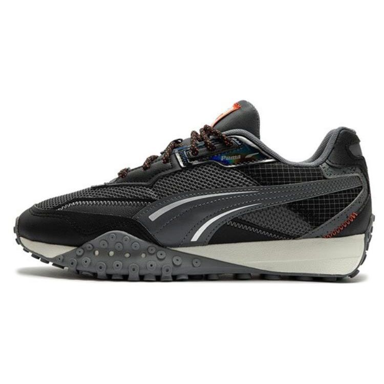 Puma Blacktop Rider Nylon Comfortable Versatile Durable Lightweight Low-Top Lifestyle Casual Shoes Unisex Sneaker Gray 397205-01