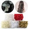 10Yards ABS Imitation Pearl Bead Chain Line Cord Thread Trim For Jewelry Making DIY Wedding Dress Headwear Bouquet Decoration