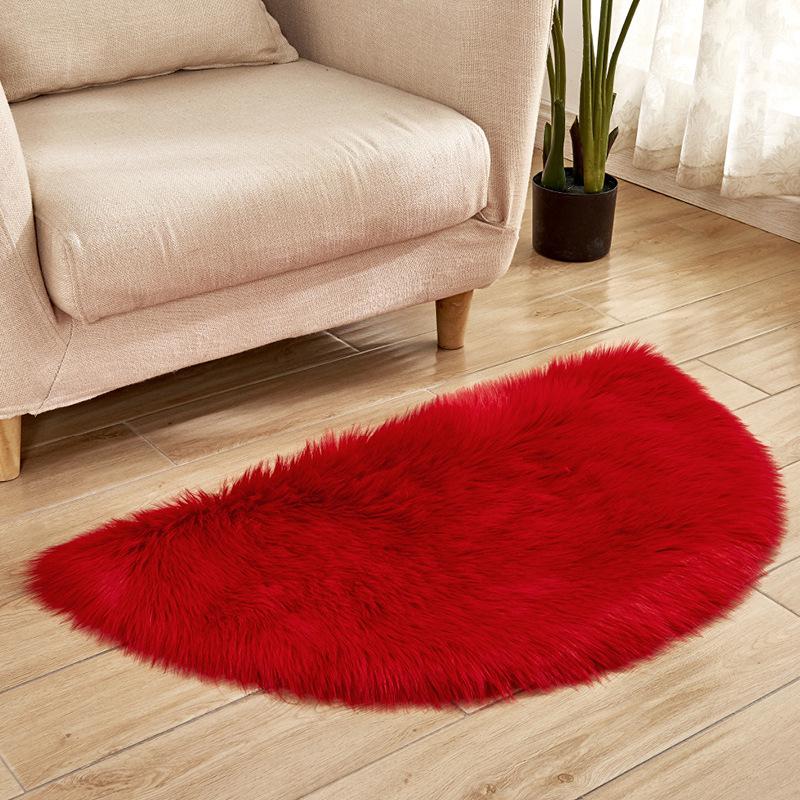Semi-Circular Door Mat & Chair Cushion for Home - Cold Protection Floor Mat for Living Room, Bedroom, and More