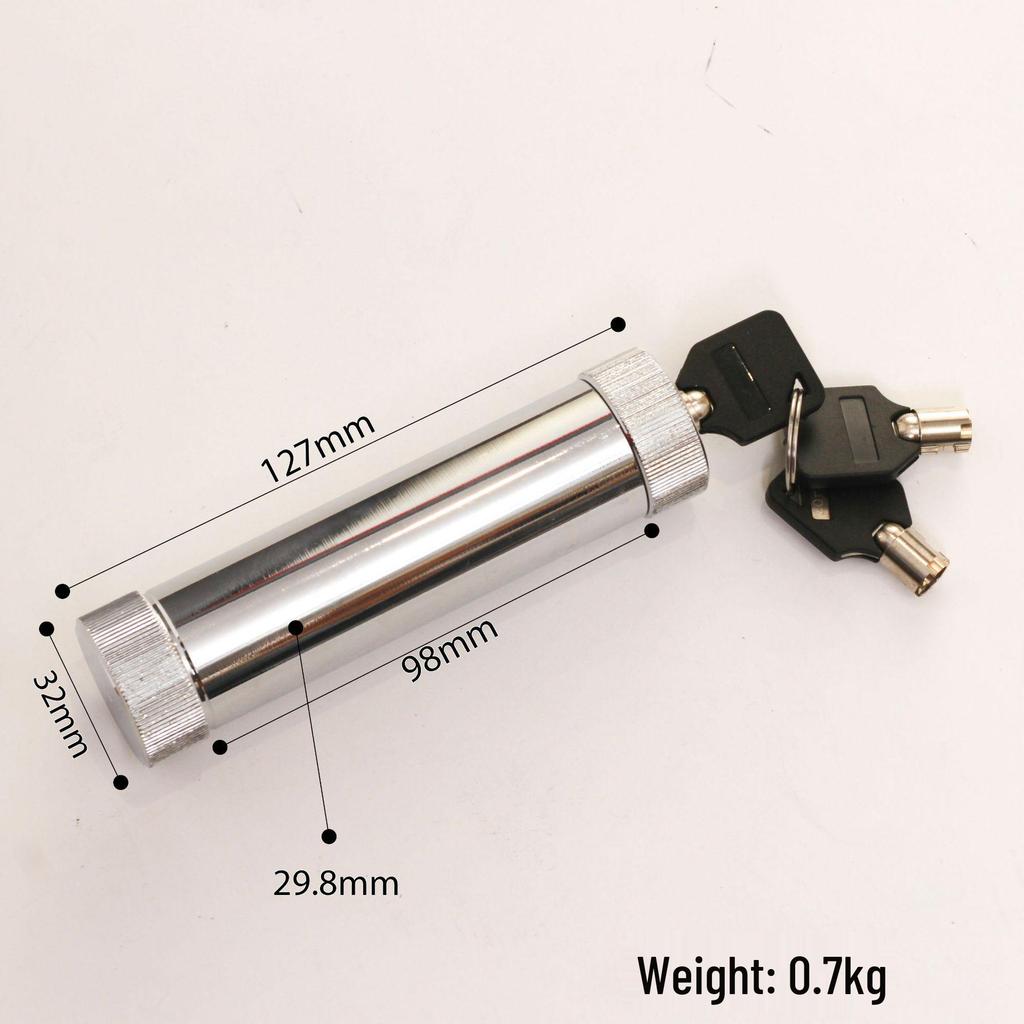 Anti-theft RV Trailer Hitch Pin Lock & Extended Bar Accessories