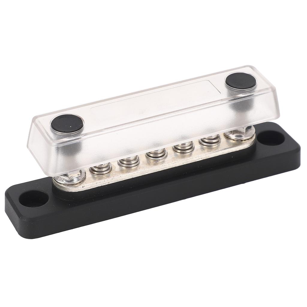 5 Post Bus Bar Heavy Duty Module 2 M5 Terminal Power Distribution Block Busbar for RV 48VDC 100A