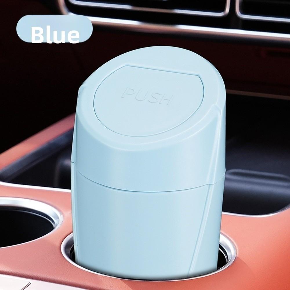 Leakproof Design Car Garbage Bin With Lid Mini Trash Can Portable Car Trash Can for Door Storage
