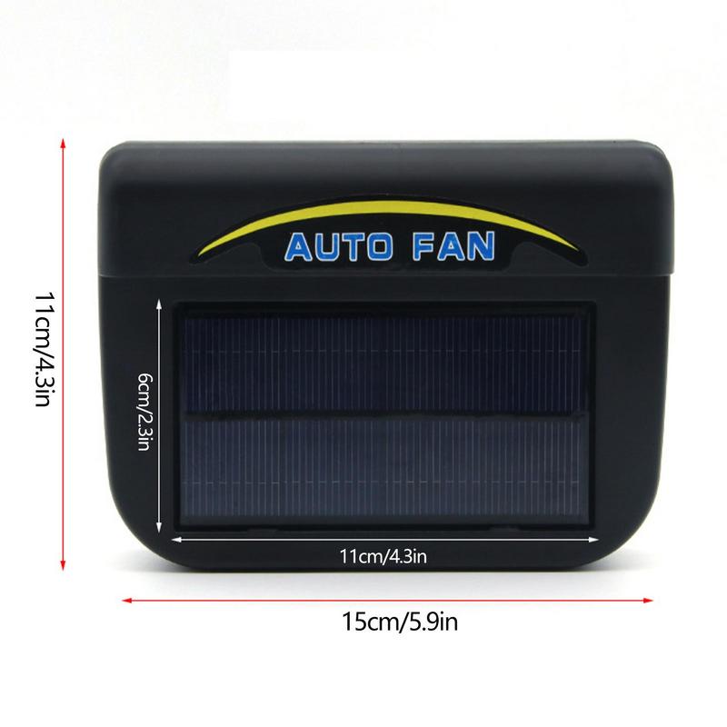 Car Window Fan Solar Powered Car Exhaust Fan Good Cooling Effect Protection And Ventilation For Truck And Cars