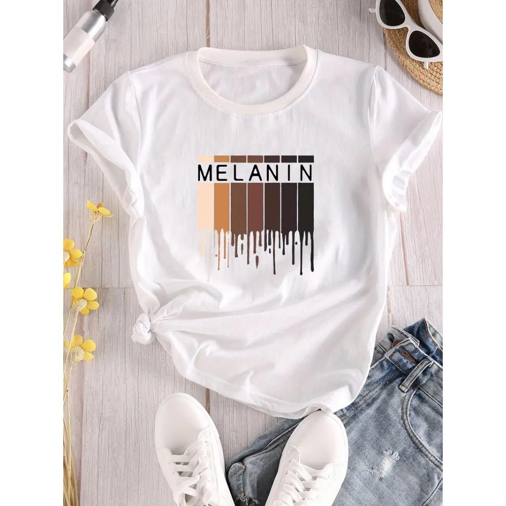 

Black Pride Melanin Shirt For Women Men Afro Queens Kings Tshirt Men Women Summer Short Sleeve T-shirt Tops 3XL