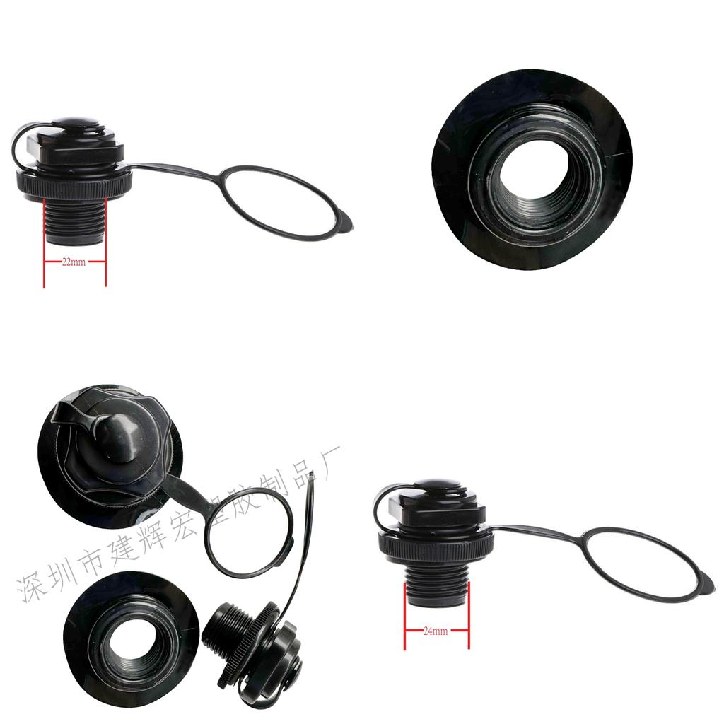Pvc Kayak Inflation Valve With Rubber Gasket And Accessories For Inflatable Boat Repair