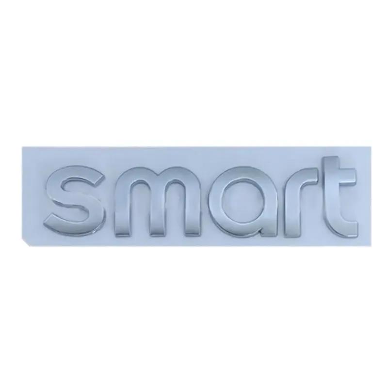 SMART big small letter badge car stickers for Mercedes benz smart front hood  rear trunk labels refit car accessories