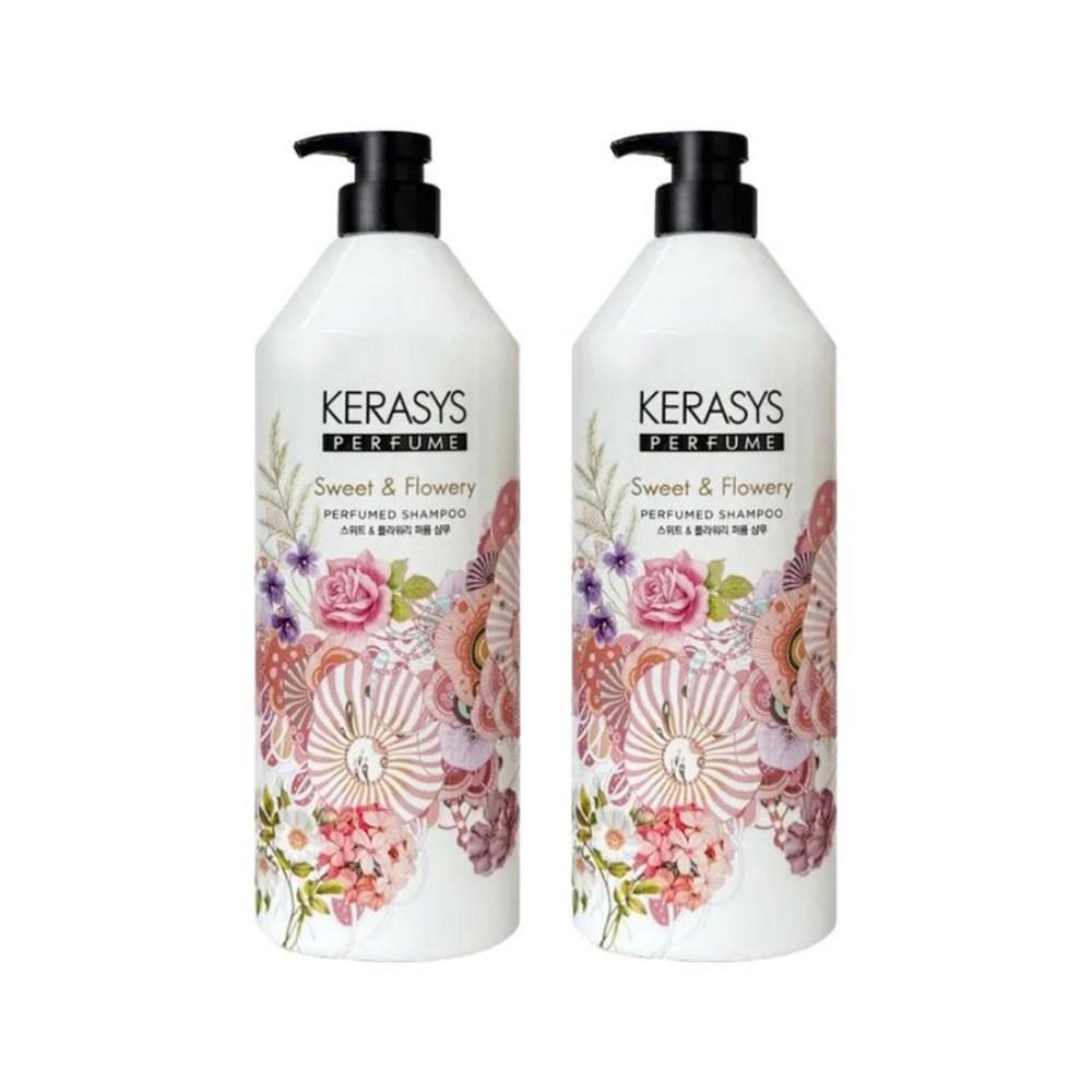 Kerasis Perfume Shampoo Sweet & Flowery 1L 2 Pcs