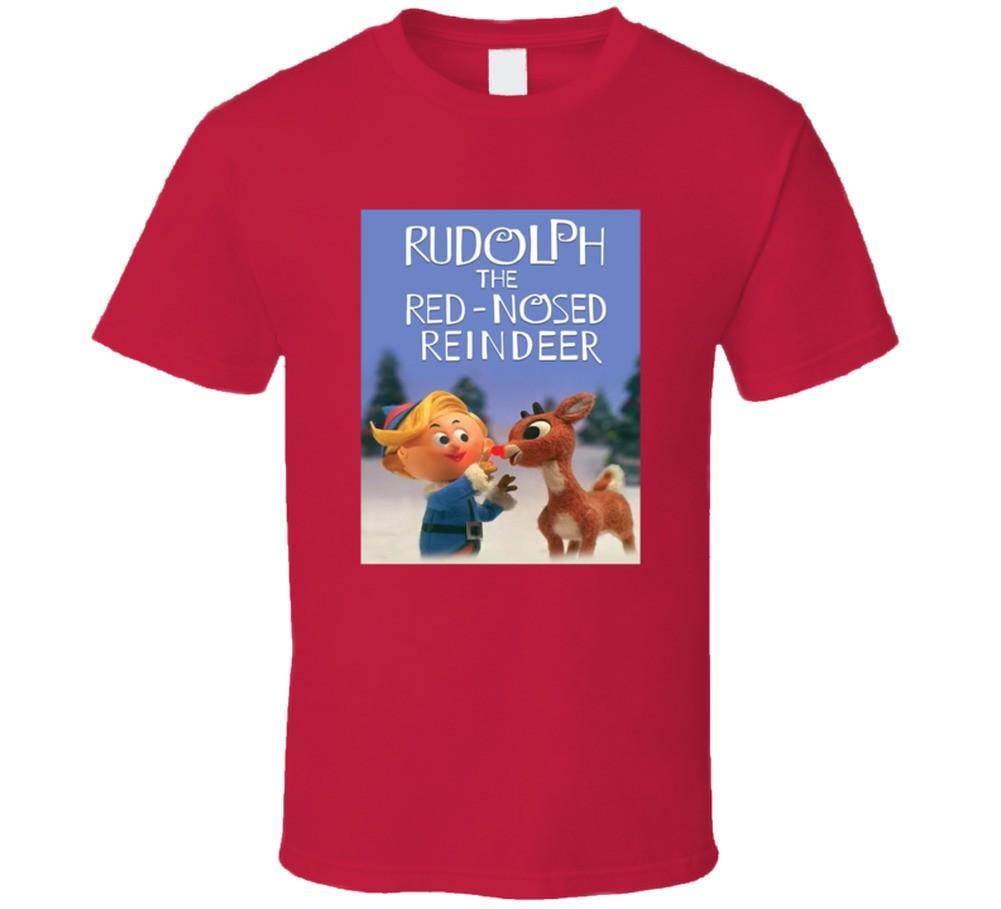 Rudolph The Red Nosed Reindeer Film Tee Animated Christmas Classic Movie T Shirt Unisex T-Shirt XXL