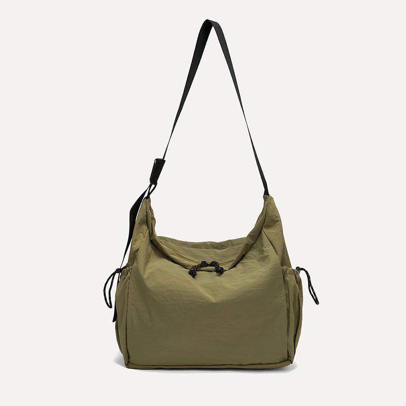 IELGY Fashion Korean Version Student All-Match Casual Nylon Tote Bag Large Capacity Shoulder Messenger Bag