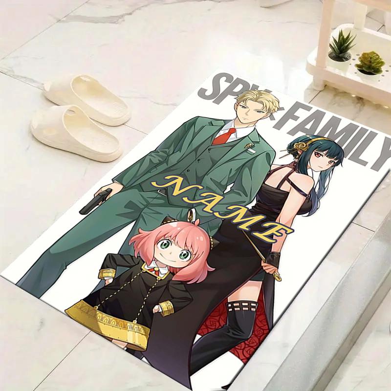 Custom 1Pc Spy Family Romance Rug Office Carpet Indoor Outdoor Entrance Doormat Nonslip Soft And Comfortable Living Room D2915264