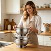 Colander Stainless Steel Multifunction Quick Drainage With Handles Rice Colander Fruit Strainer For Vegetables Fruits Spaghetti
