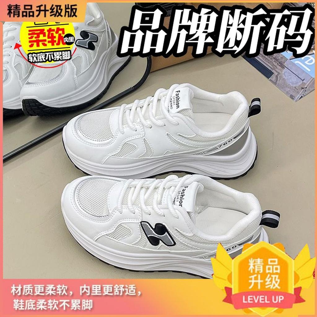 Daddy shoes women's mesh 2025 new summer fashion small thick-soled breathable light fried street sneakers tide