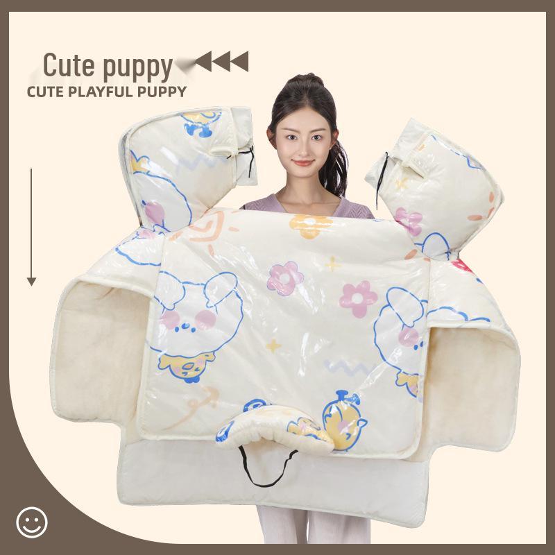 Rainstorm Waterproof Winter Fleece-Lined Windshield Cover - Electric Car Battery Cover: Thick, Cute, Cold & Wind Resistant