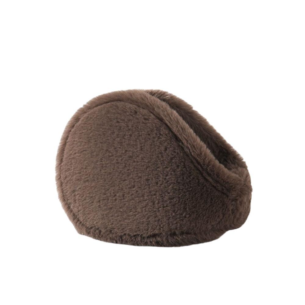 

Утолщенные ветрозащитные наушники Осень и Зима Сохраняют тепло Плюшевые наушники Защита для ушей Уличная велопрогулка Утеплитель Мягкие наушники коричневый