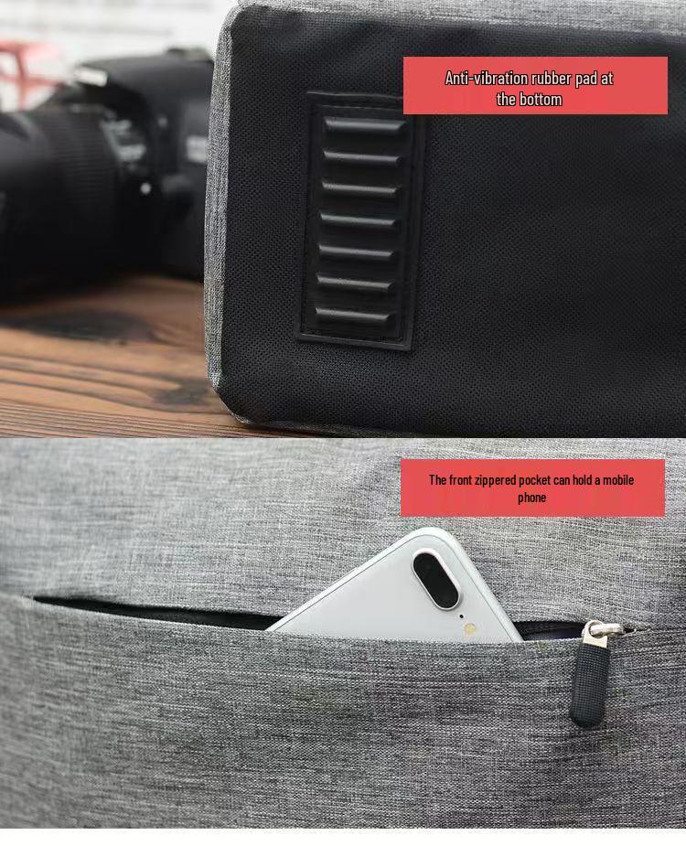 Professional Single Shoulder DSLR Camera Bag for Canon, Nikon, Sony, and Fuji Mirrorless Cameras