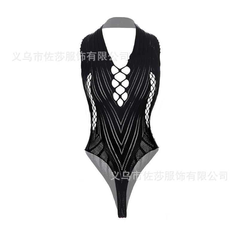 Sex Underwear Sexy Temptation Set Hollow Stockings Mesh One-piece Mesh Socks Large Size Mesh Clothes
