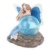 Solar Garden Fairy Statue Housewarming Ornament Unique Present Solar Garden Statue Outdoor Decor for