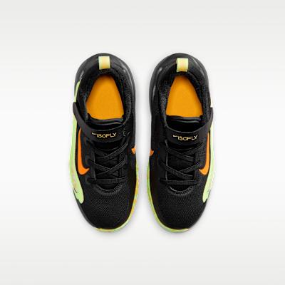 Nike Isofly SE PS 'Black Laser Orange Lime Blast' Sneakers