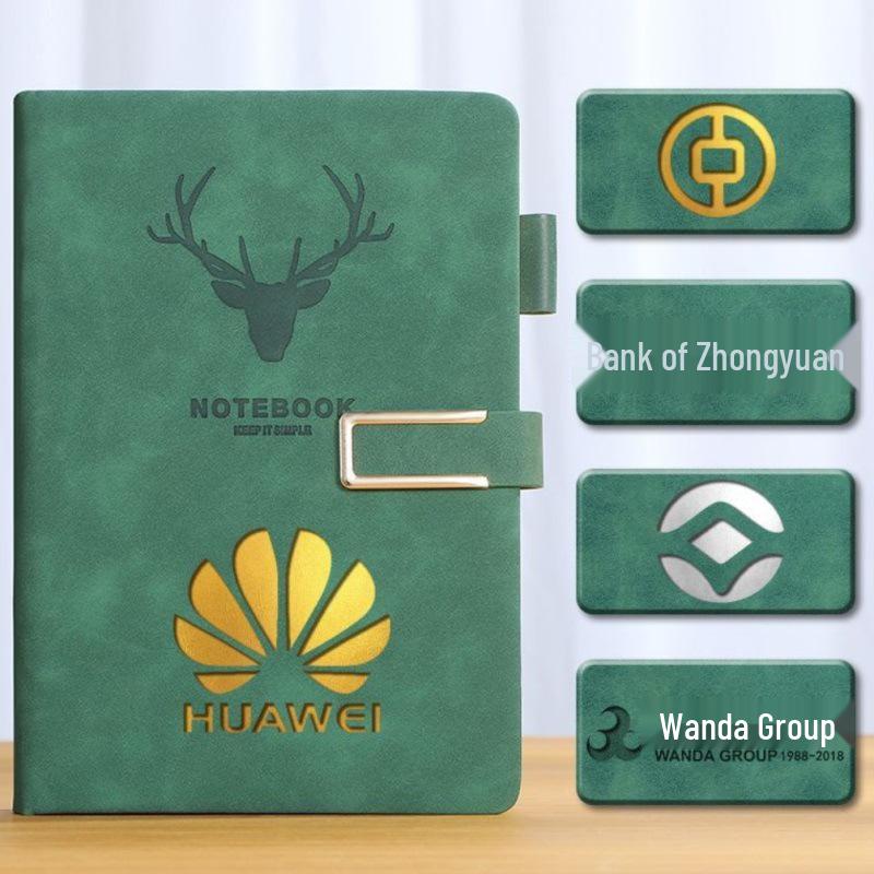 A5 Thickened Buckle Notebook: Simple Student Diary & Business Meeting Record 